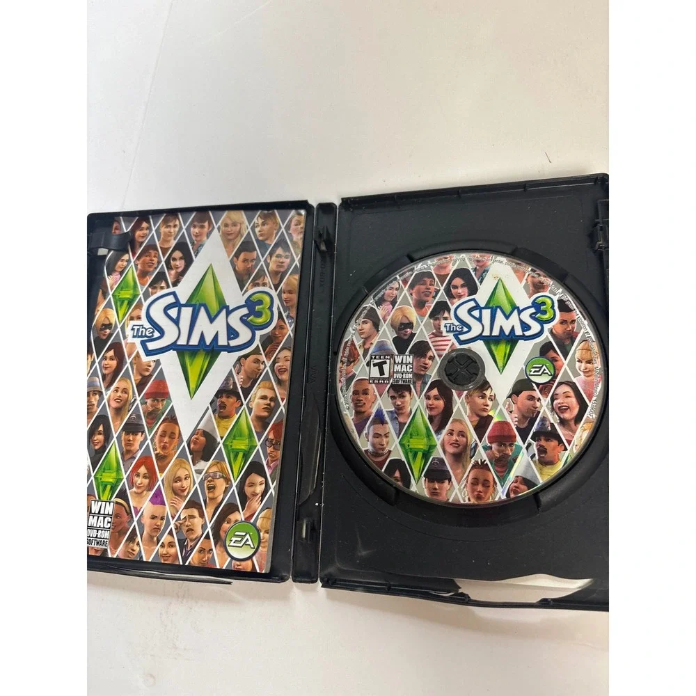 The Sims 3 PC Mac 2009 Video Game EA Electronic Arts DVD-ROM Software Base Game